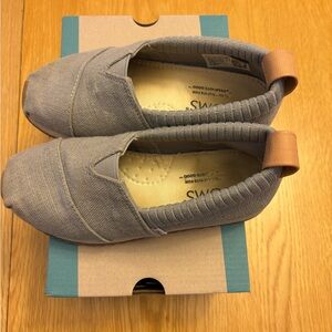 TOMS kids Alpargata Resident Shoes gray youth 12